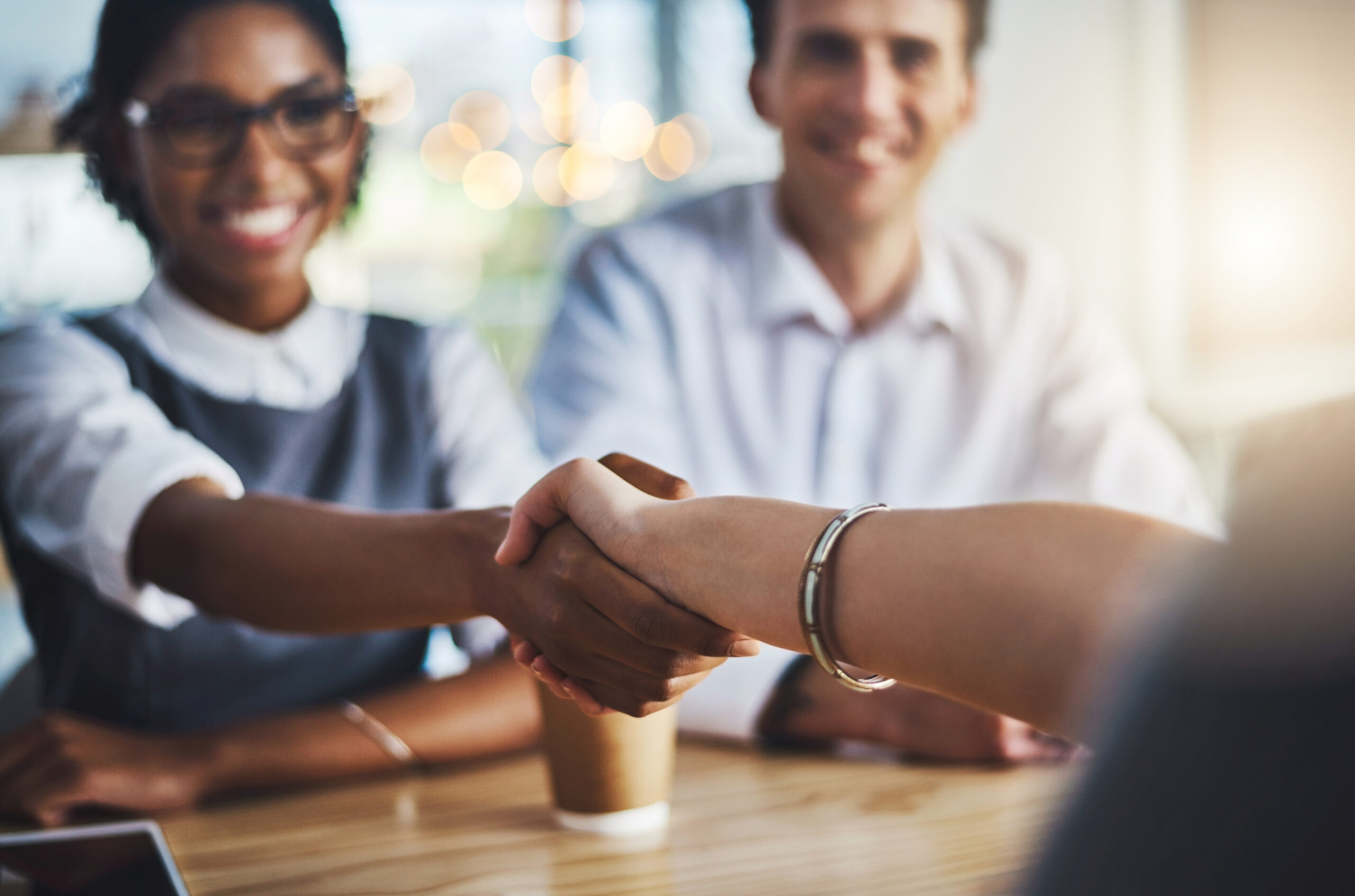 A positive in-person interaction that highlights trust, loyalty, and customer retention.